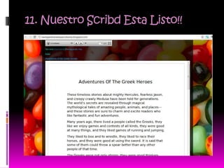 11. Nuestro Scribd Esta Listo!!
 
