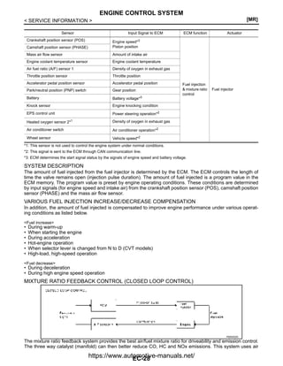 Engine Control System Diagnosis Guide | PDF