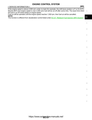 Engine Control System Diagnosis Guide | PDF