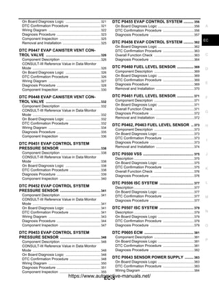Engine Control System Diagnosis Guide | PDF