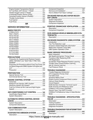 Engine Control System Diagnosis Guide | PDF