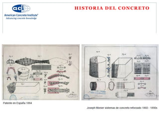 HISTORIA DEL CONCRETO
 