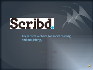 The largest website for social reading and publishing. 