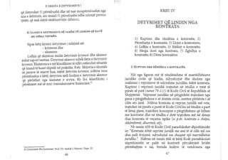 E Drejta e Detyrimeve I