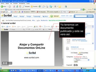 Ya tenemos un documento publicado y este se vera así. 