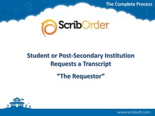 • Eliminate Paper-based, Manual Processes
• Unify, Control and Optimize Transcript Requests & Delivery
• FERPA, AACRAO and PESC Compliant Certified PDF e-
Transcripts
• Enhance Student Services
• Provide a Self-Service for Students
• Reduce Costs of Procesing Transcripts Request
• Accelerate Turnaround Time
• Increase Security & Identity Verification
• Manage & Control Transcript Delivery and Receipt
• NO Software Required
Evolution of the Model
Benefits
 