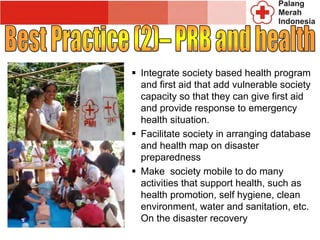 Indonesia - disaster risk reduction - Red Cross/Palang Merah | PDF