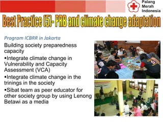 Indonesia - disaster risk reduction - Red Cross/Palang Merah | PDF