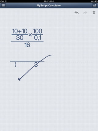 MyScript calculator | PDF