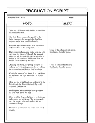 Script 1-3-1 | DOC