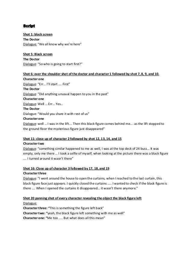 Script For Shadowing A Doctor