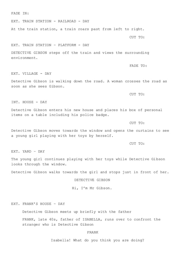 Script | DOCX | Crime & Harmful Acts to Individuals, Society & Human ...