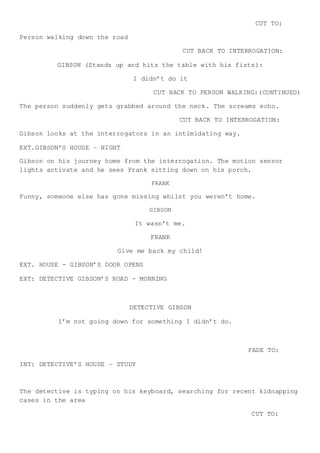 Script | DOCX | Crime & Harmful Acts to Individuals, Society & Human ...