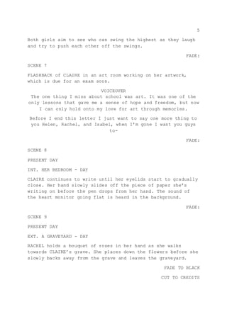 Remembering Script Script remember me | DOCX