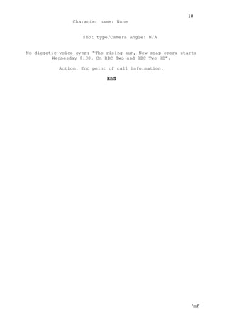The Rising Sun Writing The Rising Sun Script | DOCX
