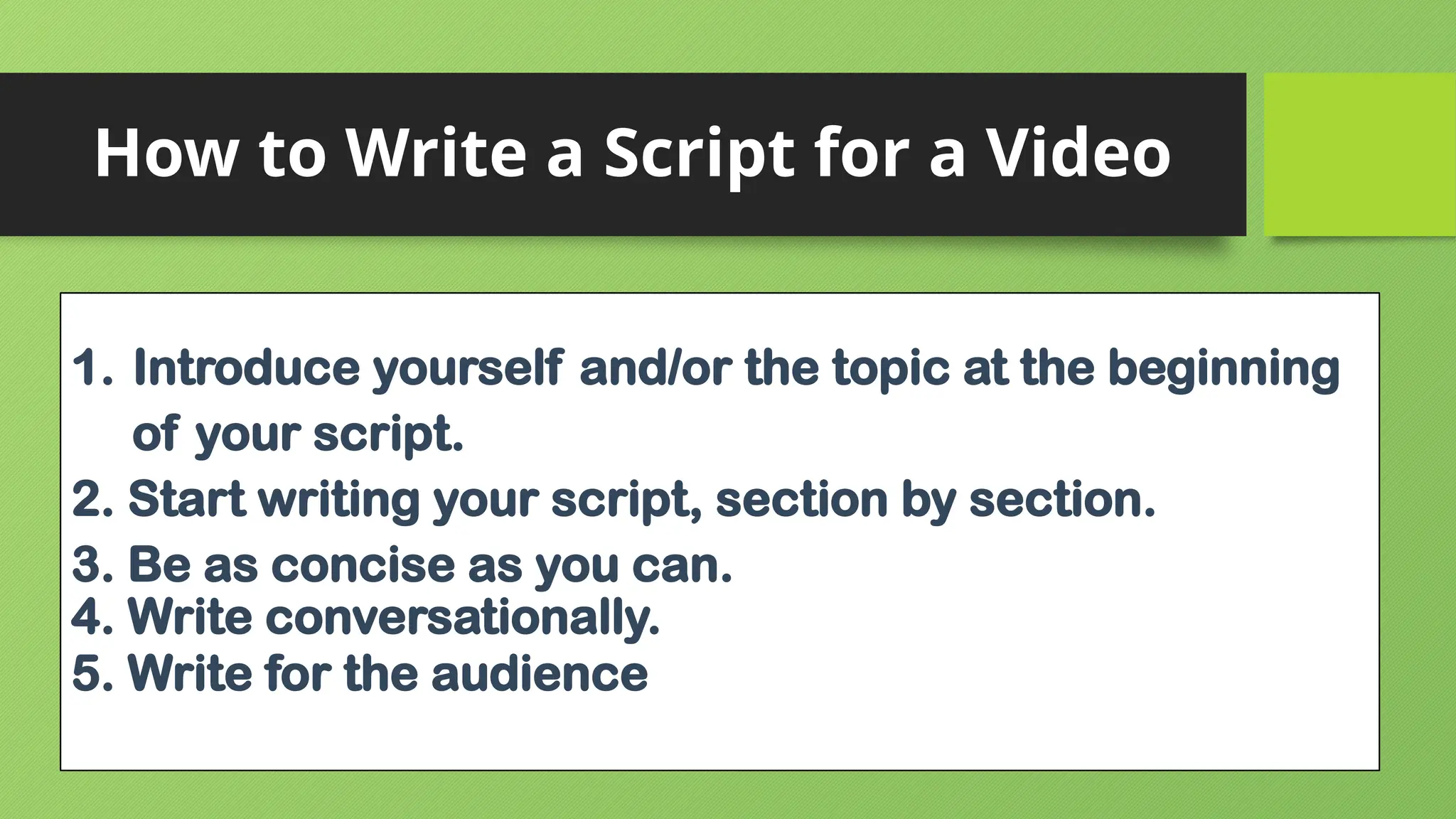 Script-Writing for Educational Video lesson.pptx