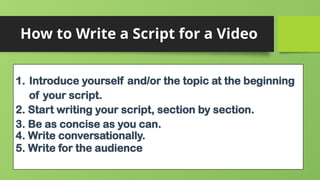 Script-Writing for Educational Video lesson.pptx