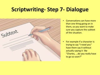 Script writing for level 1 | PPTX