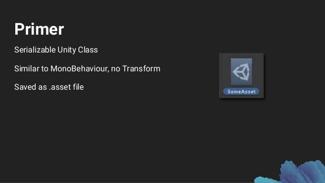 scriptable object architecture