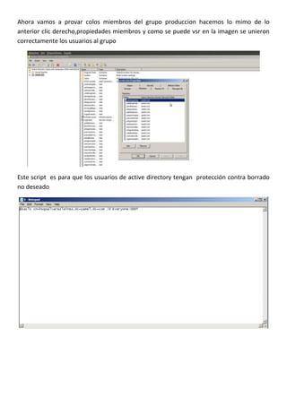 Script active directory | DOCX