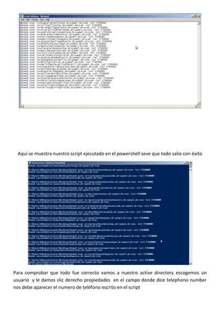 Script active directory | DOCX