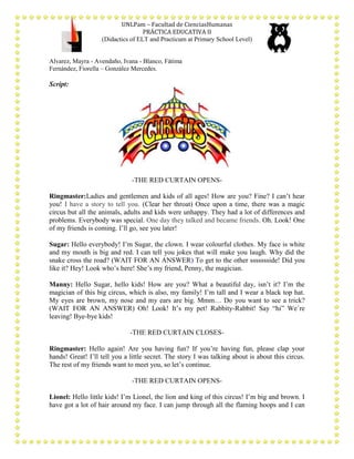 Script circus | DOCX