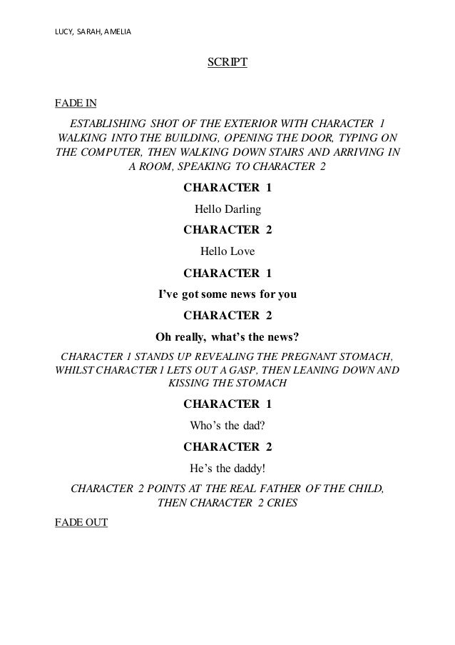 Script For Conversation