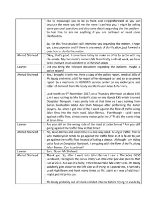 CTA Individual Interview script | DOCX