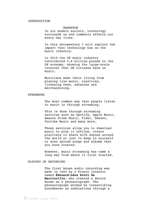 Modern Culture Script Script Culture in the Digital Age Documentary | PDF