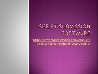 http://www.phpscriptsmall.com/product/
directory-script/script-directory-script/
 