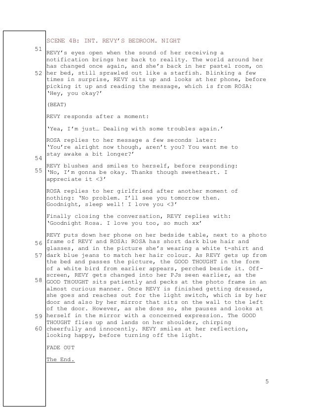 Script Draft 4 Script Draft 4