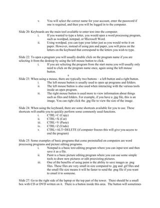 Introduction to Computers Script | DOC