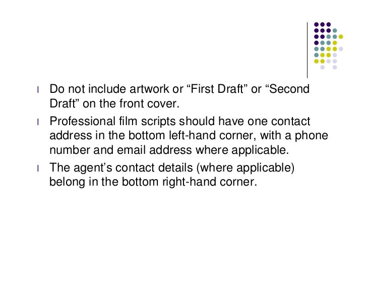script format