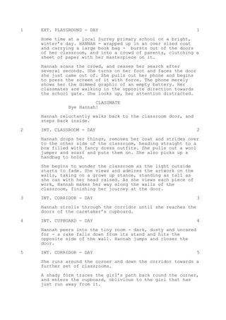 Script Draft Five | PDF | Needlework | Arts and Crafts