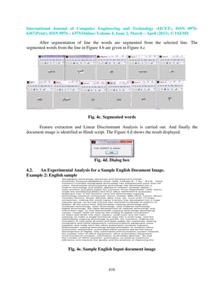 Script identification from printed document images using statistical ...