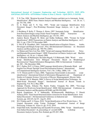 Script identification from printed document images using statistical | PDF