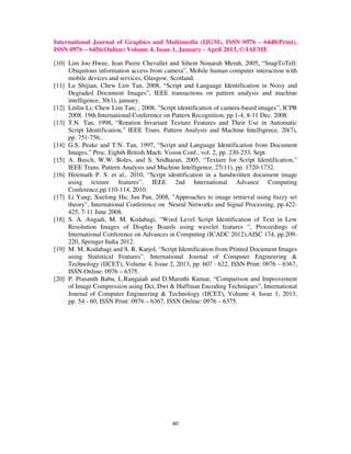 Script identification using dct coefficients 2 | PDF