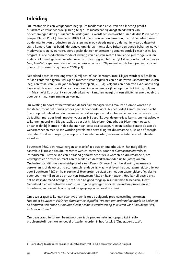Inleiding Voorbeeld