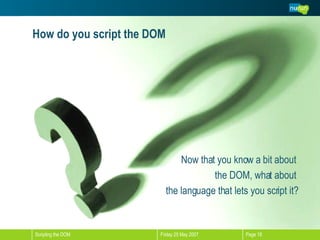 Scripting The Dom | PPT