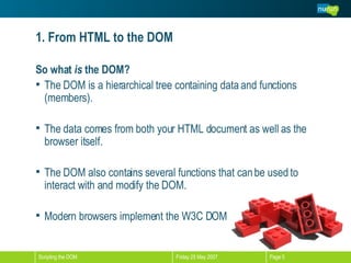 Scripting The Dom | PPT