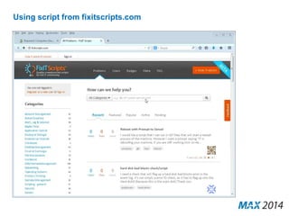 Using script from fixitscripts.com 
 