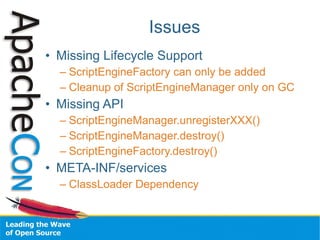 Scripting Yor Java Application with BSF3