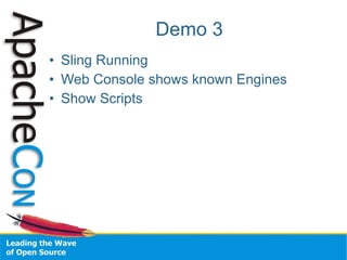 Scripting Yor Java Application with BSF3