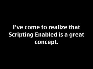 Scripting Enabled at Georgia Tech