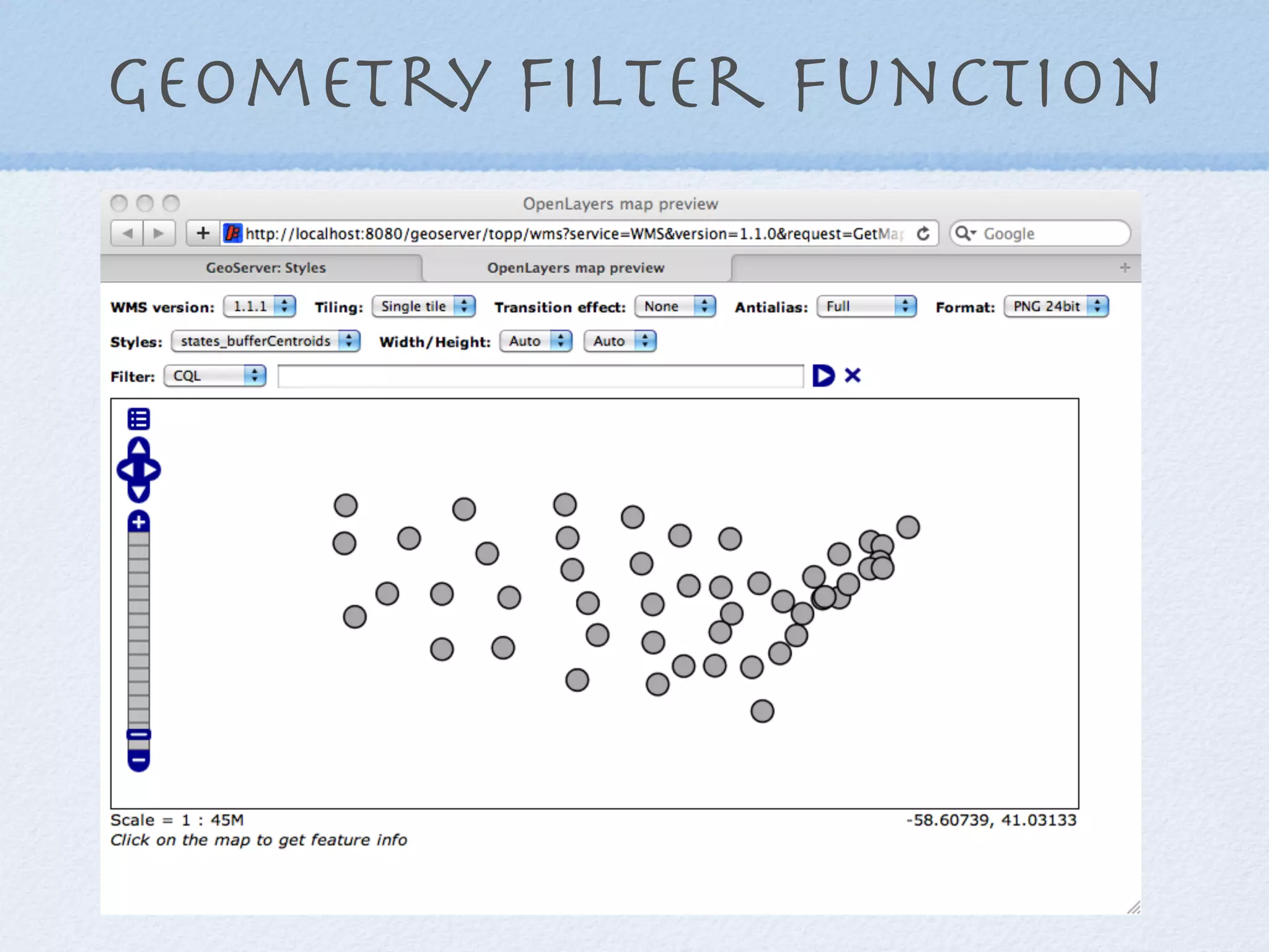 Geometry Filter Function
 