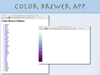 Color Brewer App
 