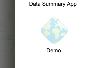 Data Summary App Demo 