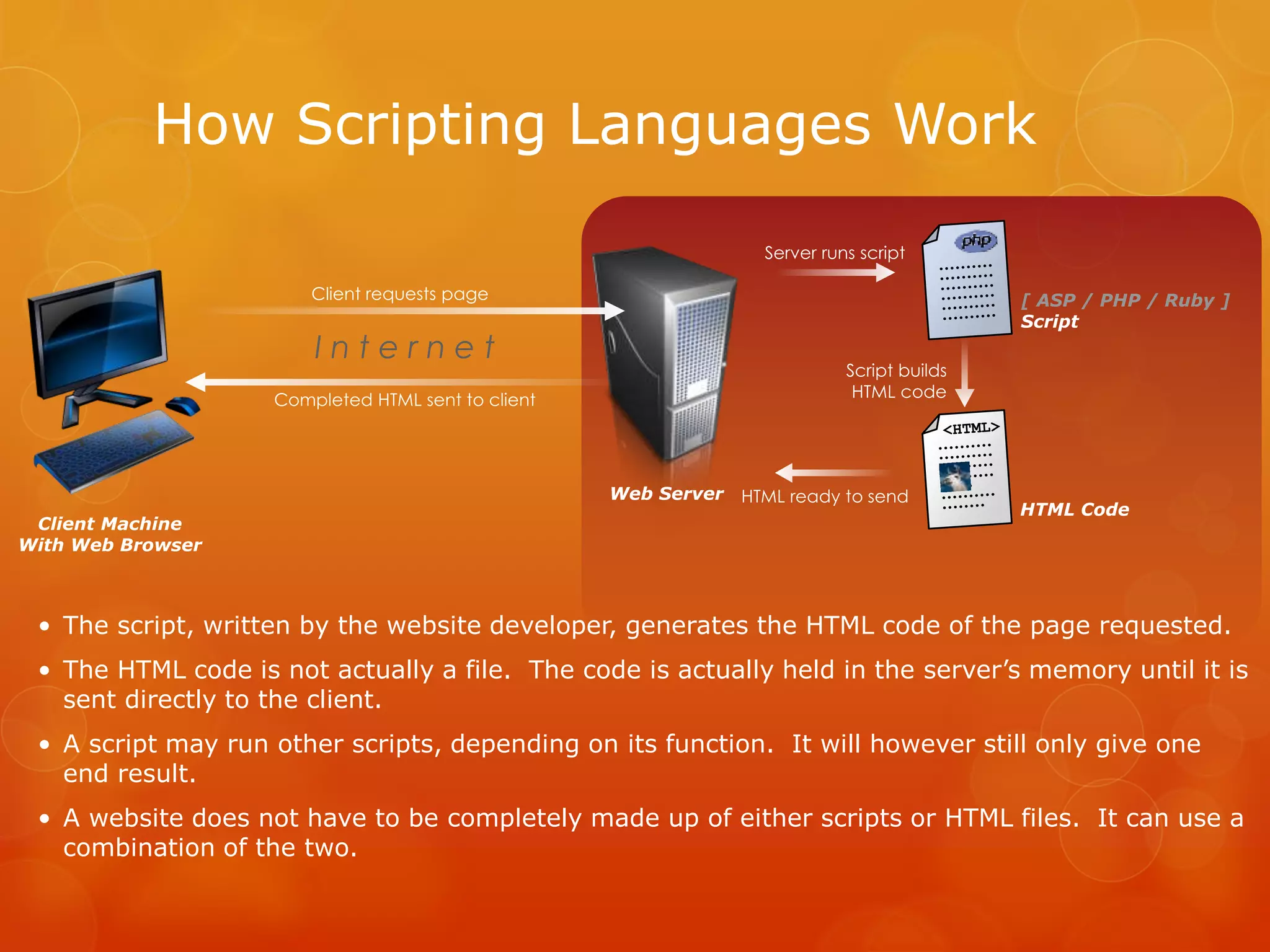 Scripting languages | PPTX