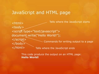 Scripting languages | PPTX
