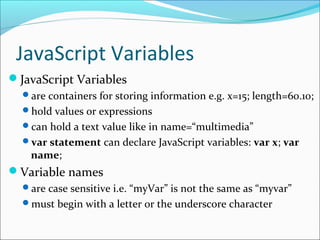 Scripting languages | PPT